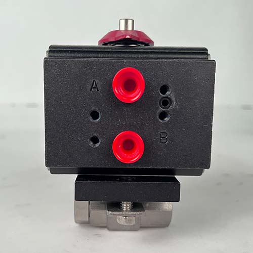 1/4" SS ACTUATED BALL VALVE