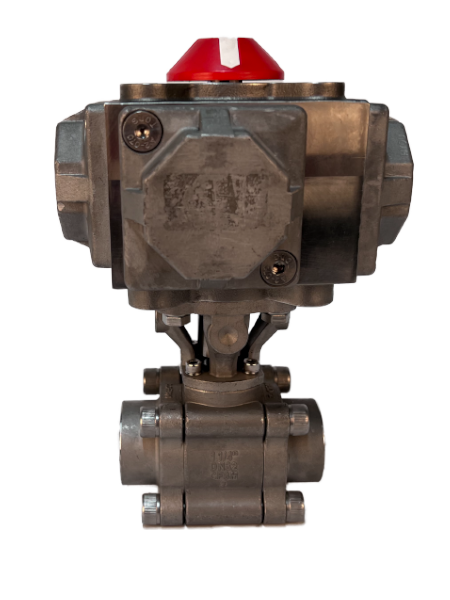 VALVE, 1" ACTUATED VENTED BALL FULL PORT