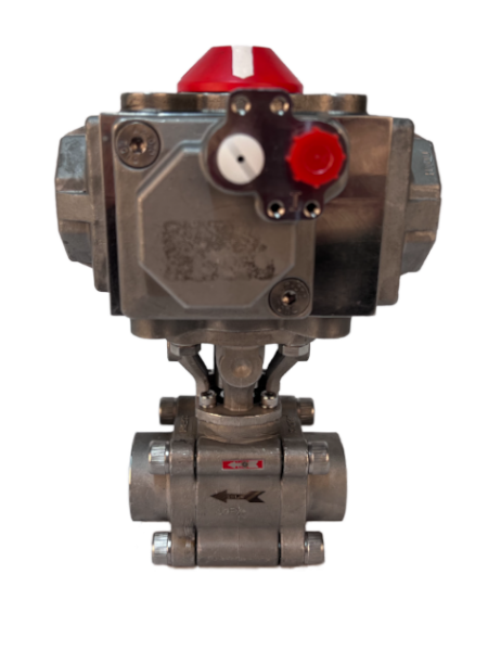 VALVE, 1" ACTUATED VENTED BALL FULL PORT