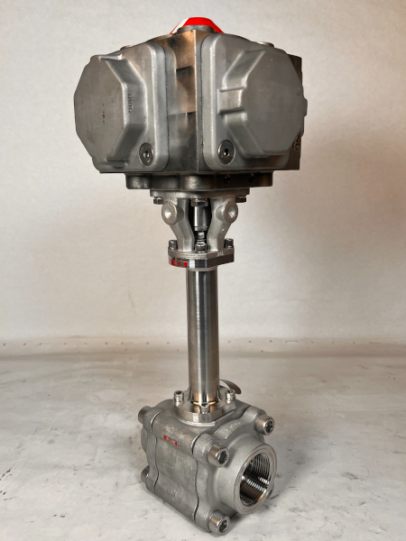 EXT VALVE, 1 1/2" ACTUATED VENTED BALL VALVE FULL PORT 6" EXTENSION