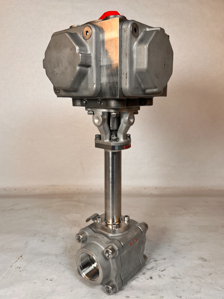 EXT VALVE, 1 1/2" ACTUATED VENTED BALL VALVE FULL PORT 6" EXTENSION